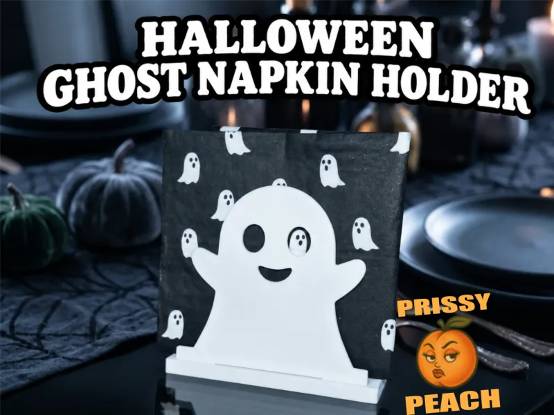 ハロウィンゴーストナプキンホルダー