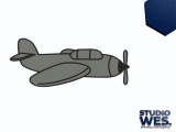 Fighterplane - Wall Art-0