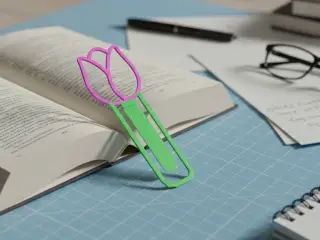 Cool Bookmark - Tulip