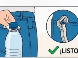 PLA Secure Water Bottle Hook (With Safety Ring)