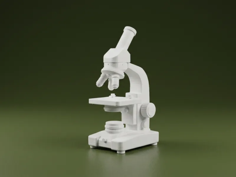 Miniatur-Labormikroskop im Maßstab 1:12