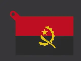 AO - Angola Flag keychain