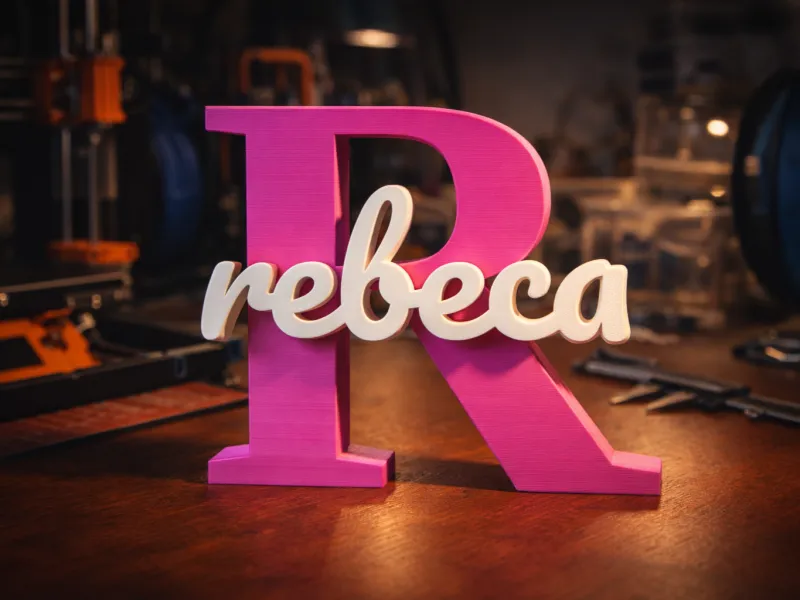 Wall Art Name Nombre_Rebeca