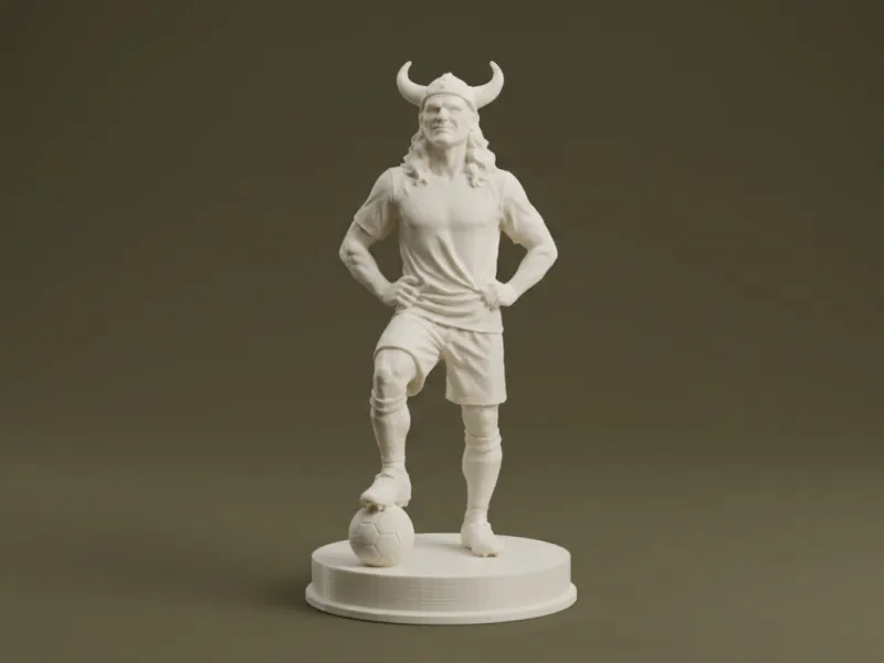 Realistic Erling Haaland Figurine