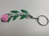 Porta chaves /chaveiro Fernada com Rosa-0