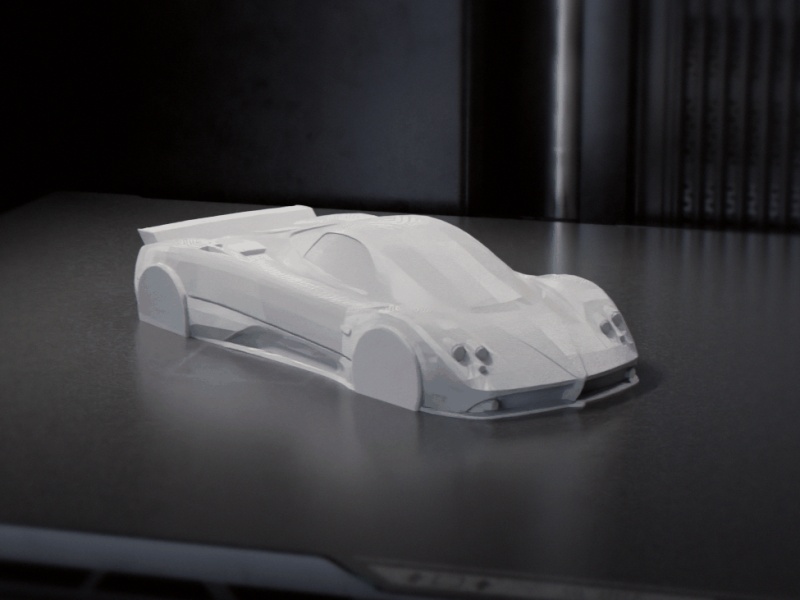 Pagani Zonda 3D Model for Mold Making