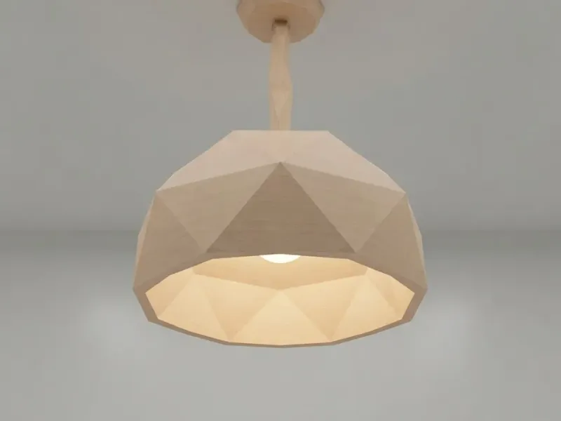 Low Poly Ceiling Lamp
