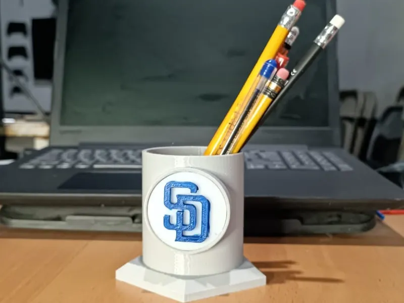 San Diego Padres MLB Pen Holder
