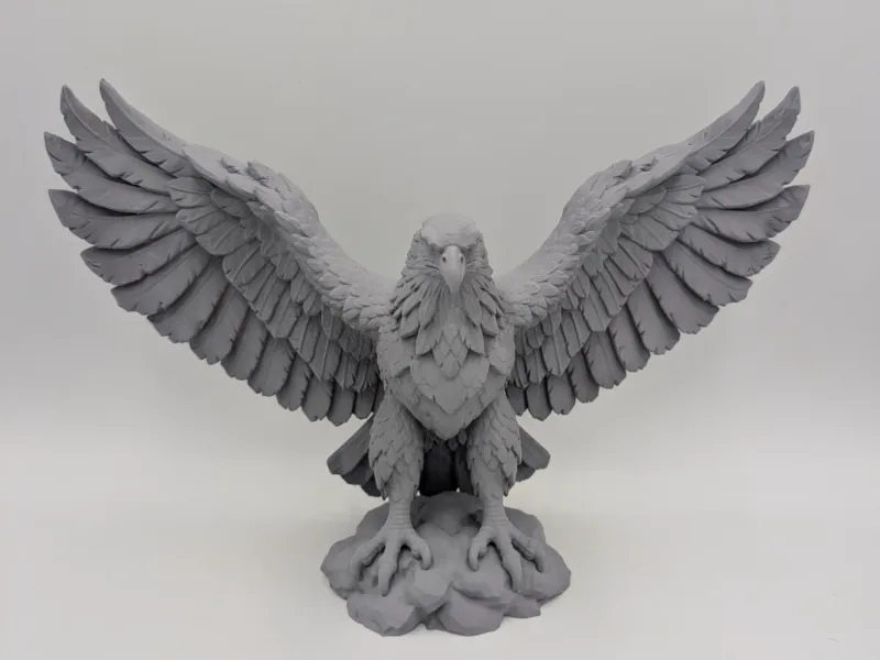 Eagle Statue - Outstretched Wings Wildlife Sculpture