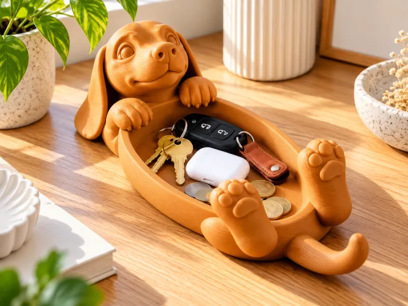 Organizador Dachshund – Perrito Salchicha Portaobjetos