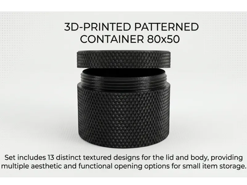 Container 80x50, 13 types of patterns.