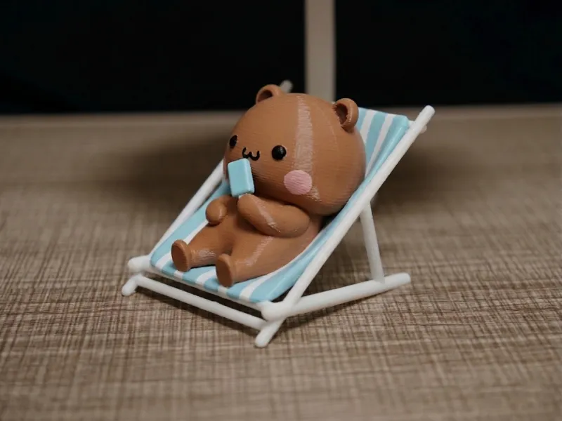 情侣熊系列-沙滩椅冰棍布布（Couple Bear-Ice Pop Beach Chair bubu）