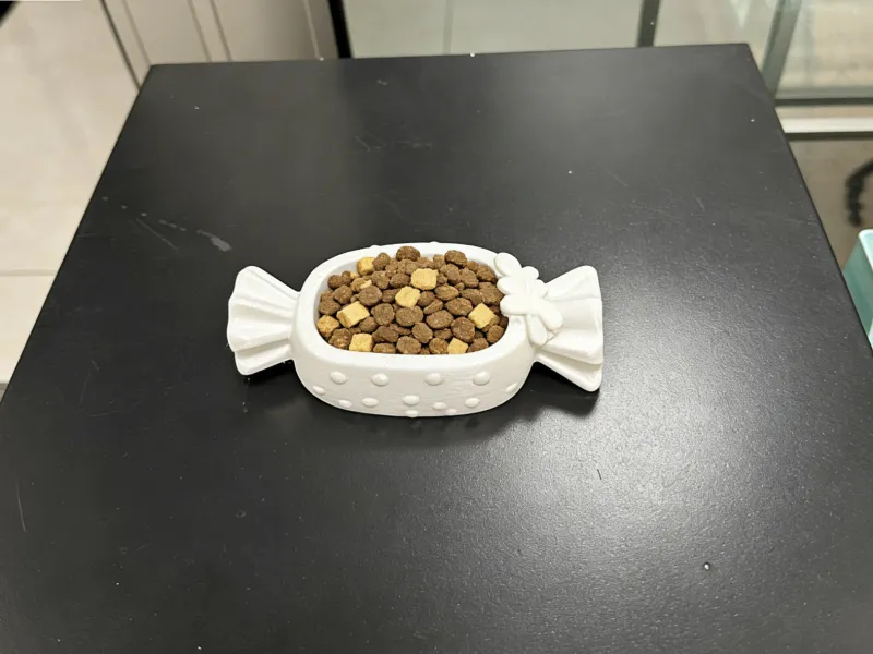 糖果造型猫粮盆