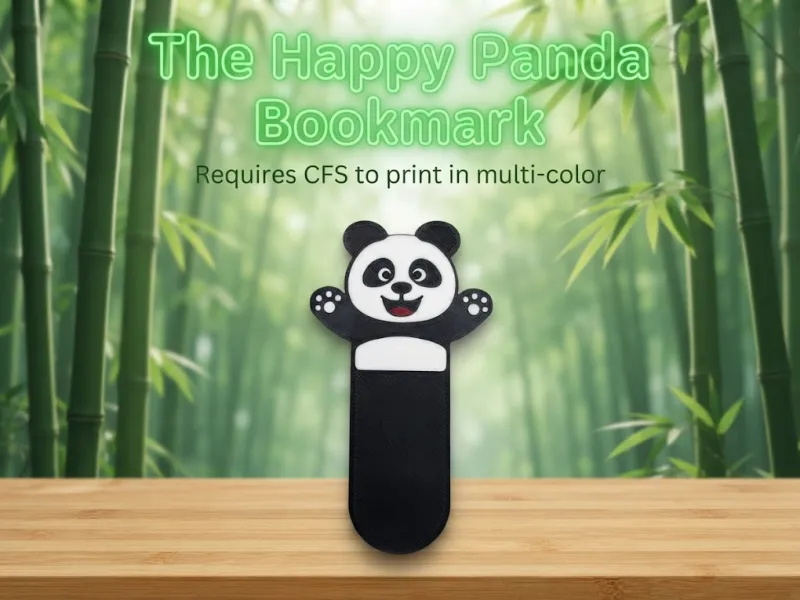 The Happy Panda Bookmark