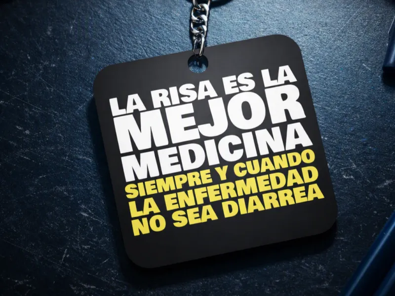 Keychain Risa _ medicina