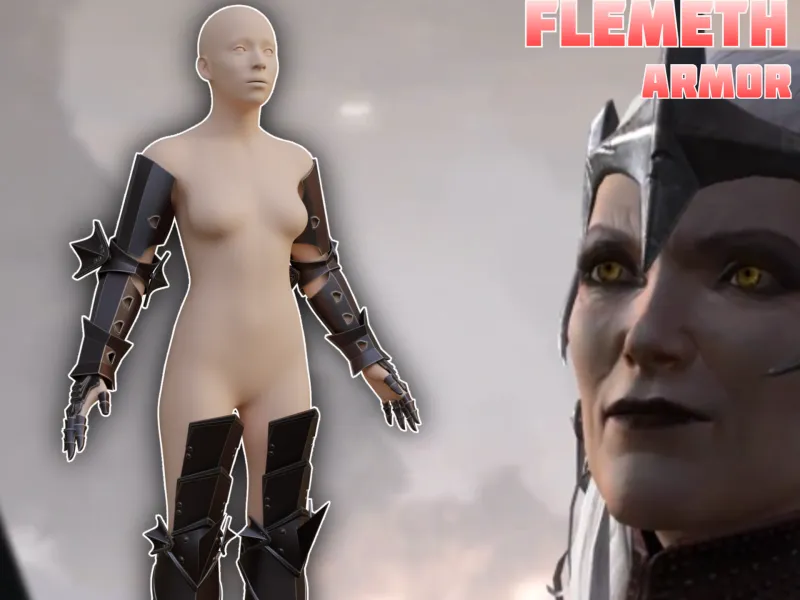 Fantasy Flemeth Armor Dragon Age