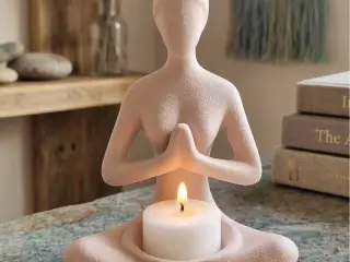 Meditation LED Tealight Holder