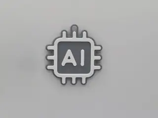 Printables AI Image Tag Keychain