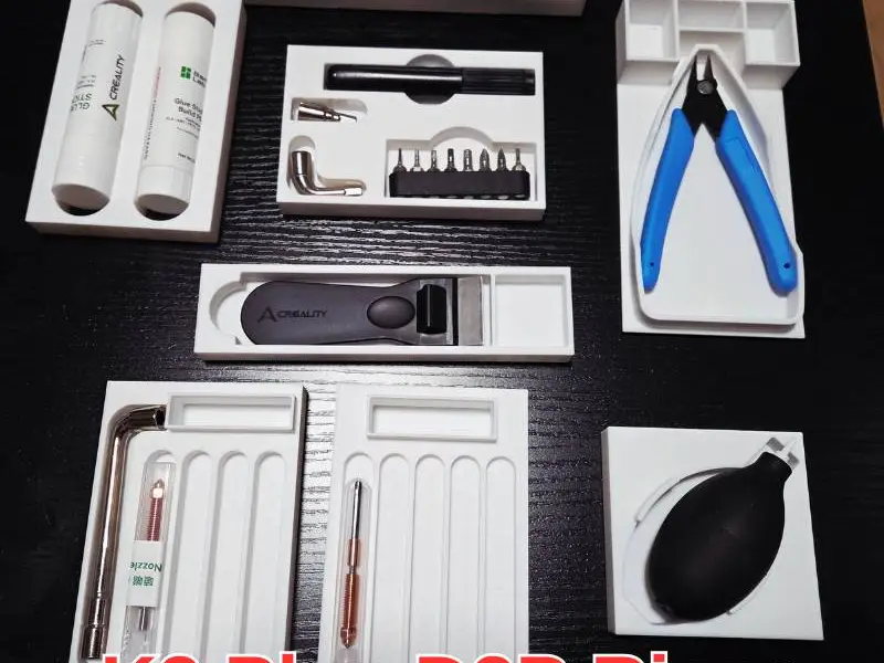 K2 Plus D3P Riser custom drawer inserts