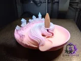 Mini Town Shell Backflow Incense Burner-0