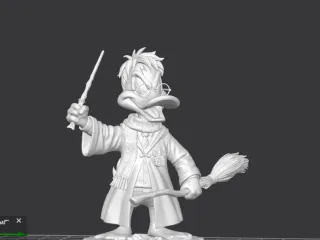wizard duck 3d model