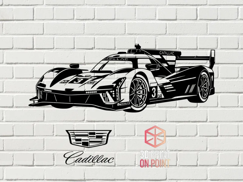 CADILLAC V SERIES R HYPERCAR - 2D WALL ART
