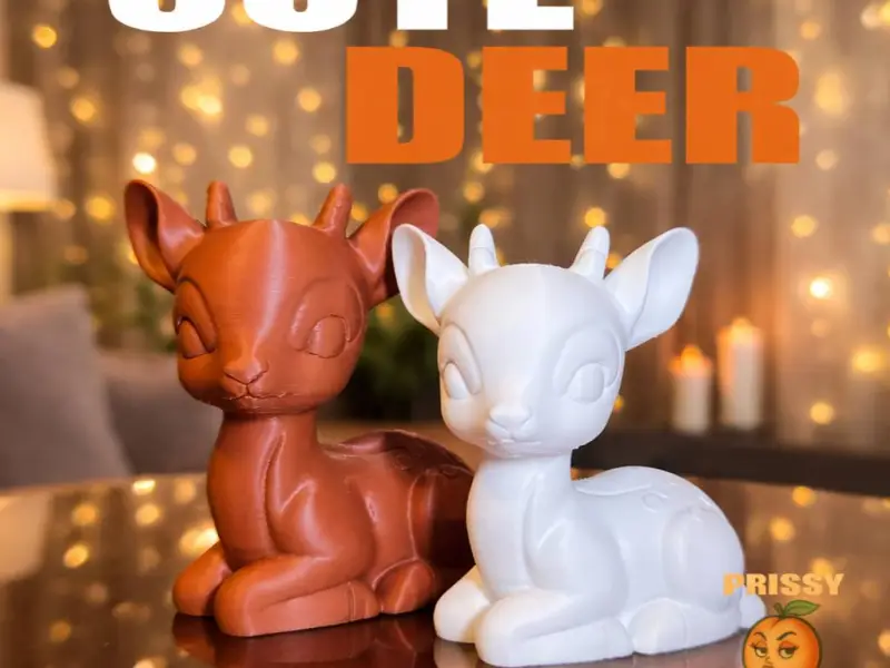 ÄSTHETISCH Reh DUO Dekor Minimalistisch
