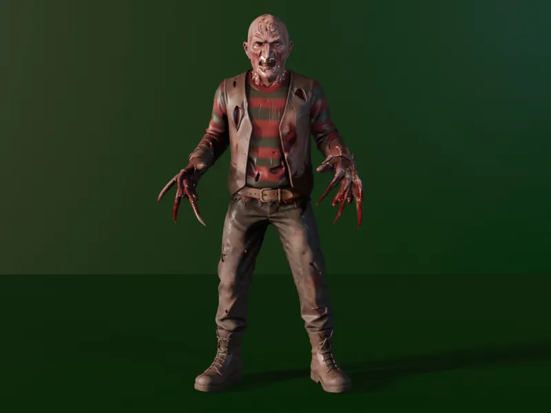 Freddy Krueger "Demon Claws" Statue - Ultimate Battle