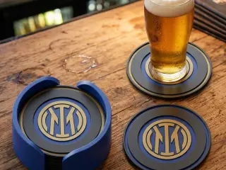 INTER COASTERS AND HOLDER