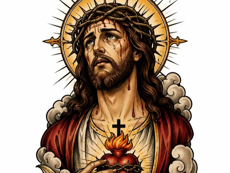 quadro de parede de jesus