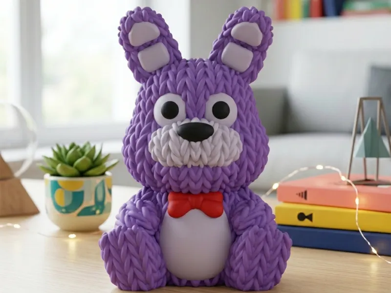 Baby Bonnie - fnaf - Five Nights at Freddy’s Knitted Crochet