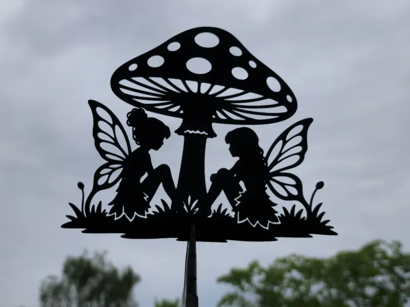 Fairy Mushroom Fantasy 2D Wall Art Decor