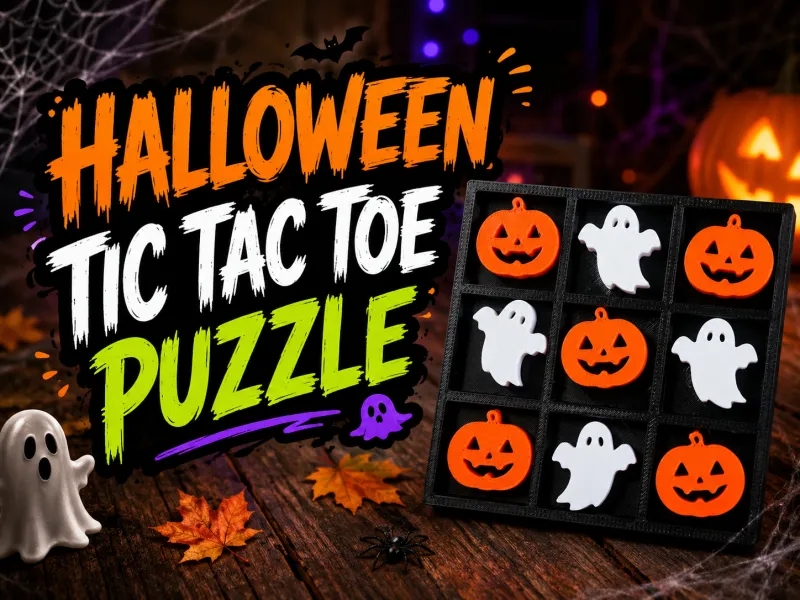 Halloween Tic Tac Toe Game