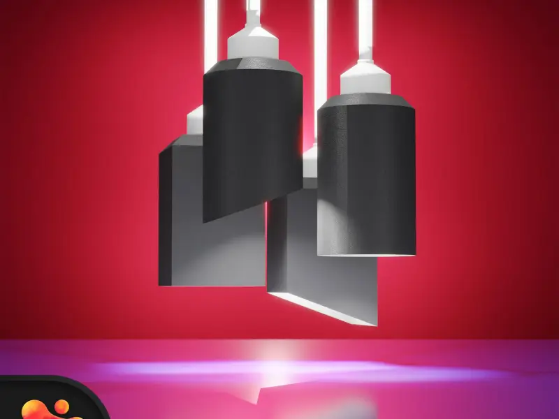 Minimalist Lampshade Set by Polymeria
