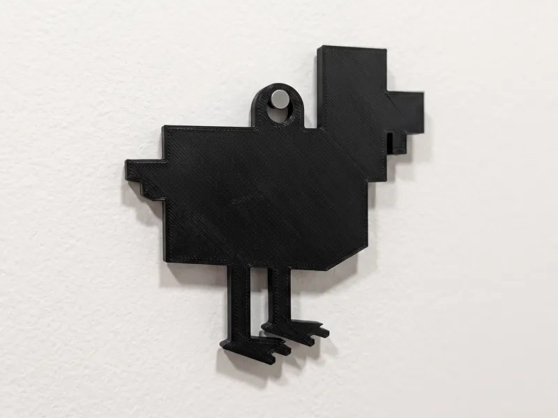 Minecraft Chicken Wall Art - Gamer Decor