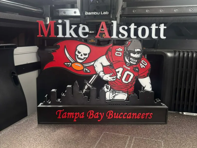 NFL - Tampa Bay Buccaneers Mike Alstott expositor