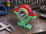 Split Pillow Block Bearing Housing STL – Mechanical Assembly-0