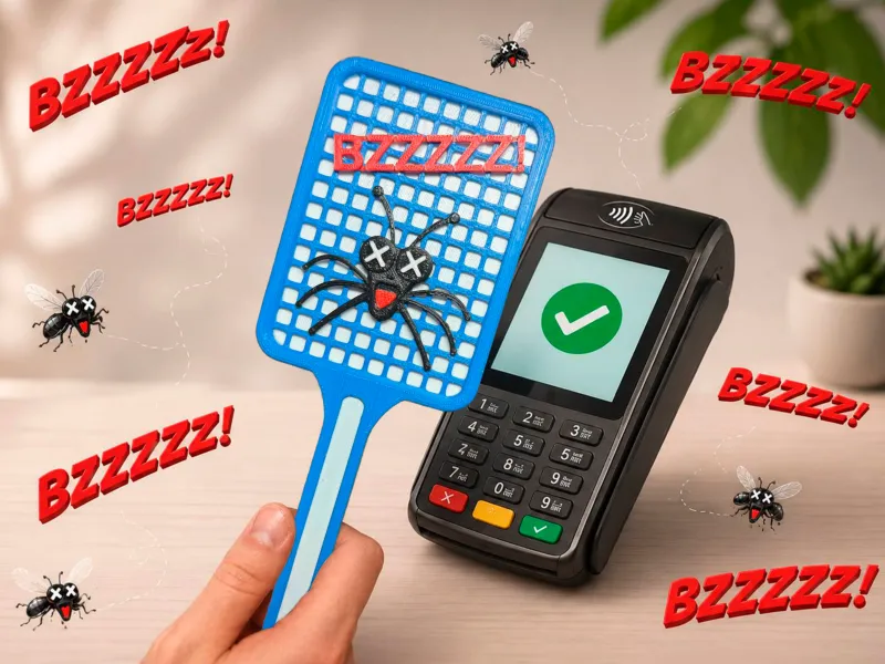 🪰 Bzzzzz! Magic Fly Swatter Card Holder 🪄