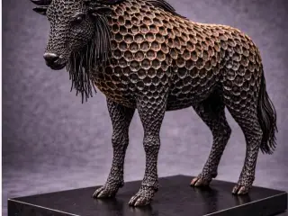 Gnu, Hexa Skulpture