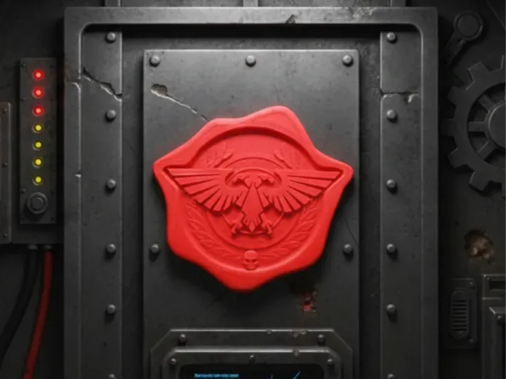 Imperial Eagles Warhamer Starforged purity seal