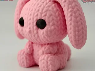 Knitted Bunny – Bouncy and Cute!