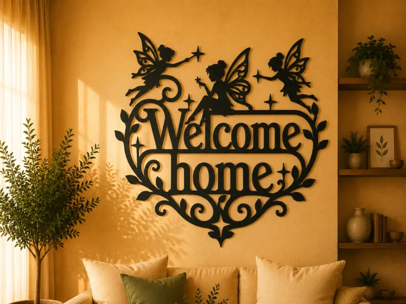 Fairy Welcome Home 2D Wall Art