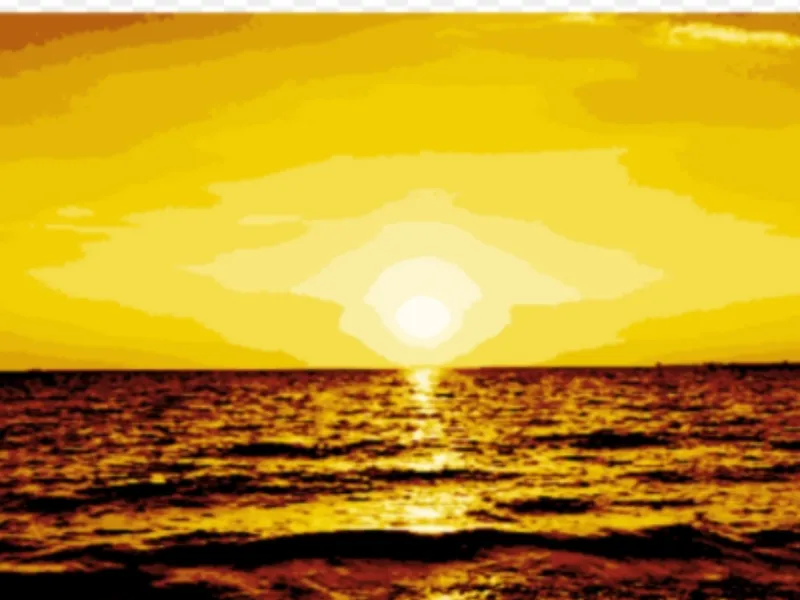Tramonto sul mare