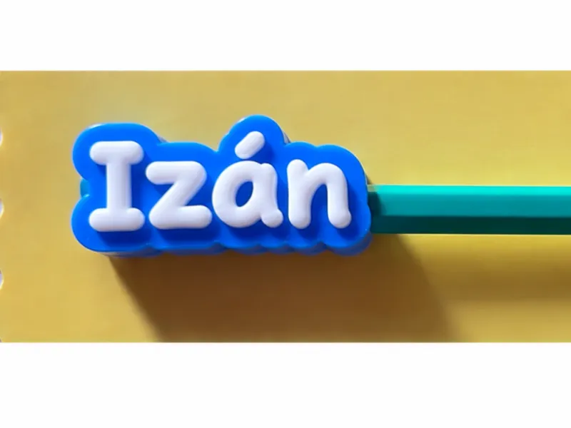 Nombre personalizado para lápiz IZÁN