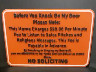 Before you knock
