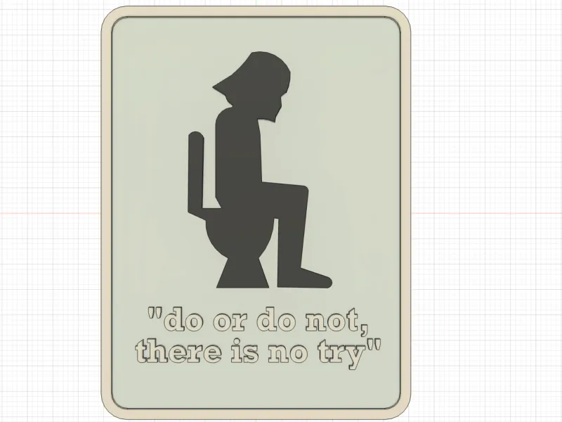 Star wars bathroom sign