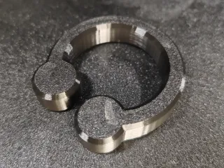 Curtain ring tieback