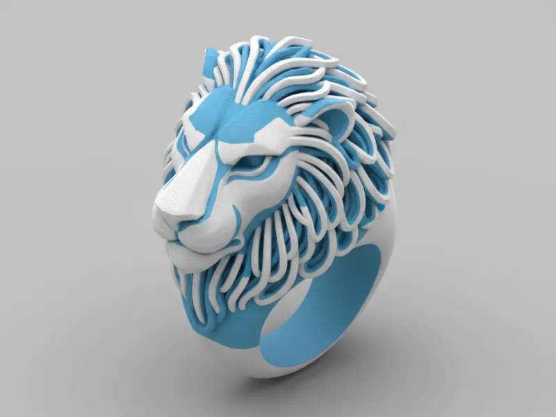 Celestial Mane Lion Ring – Noah0x03