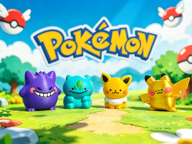 Pokemon小鼻嘎宝可梦 妙蛙种子 多色一体打印