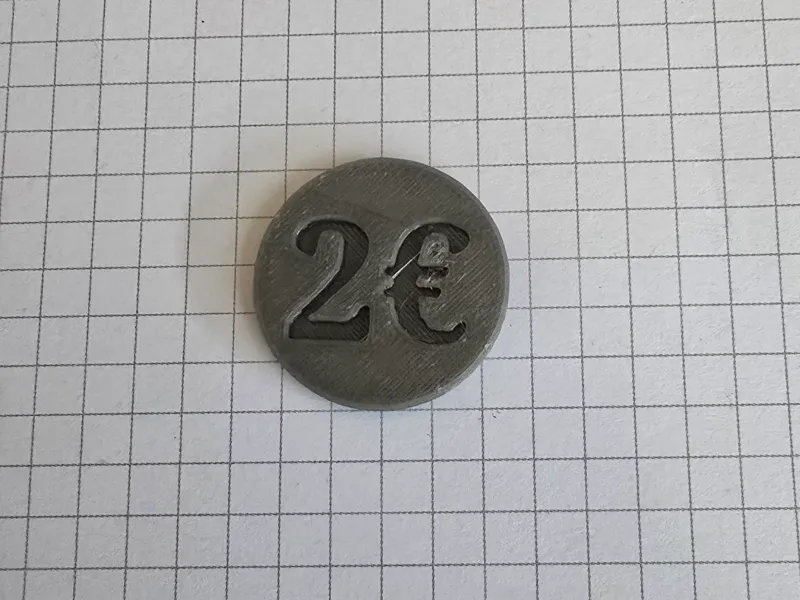 2 Euro Spielgeld / Coin